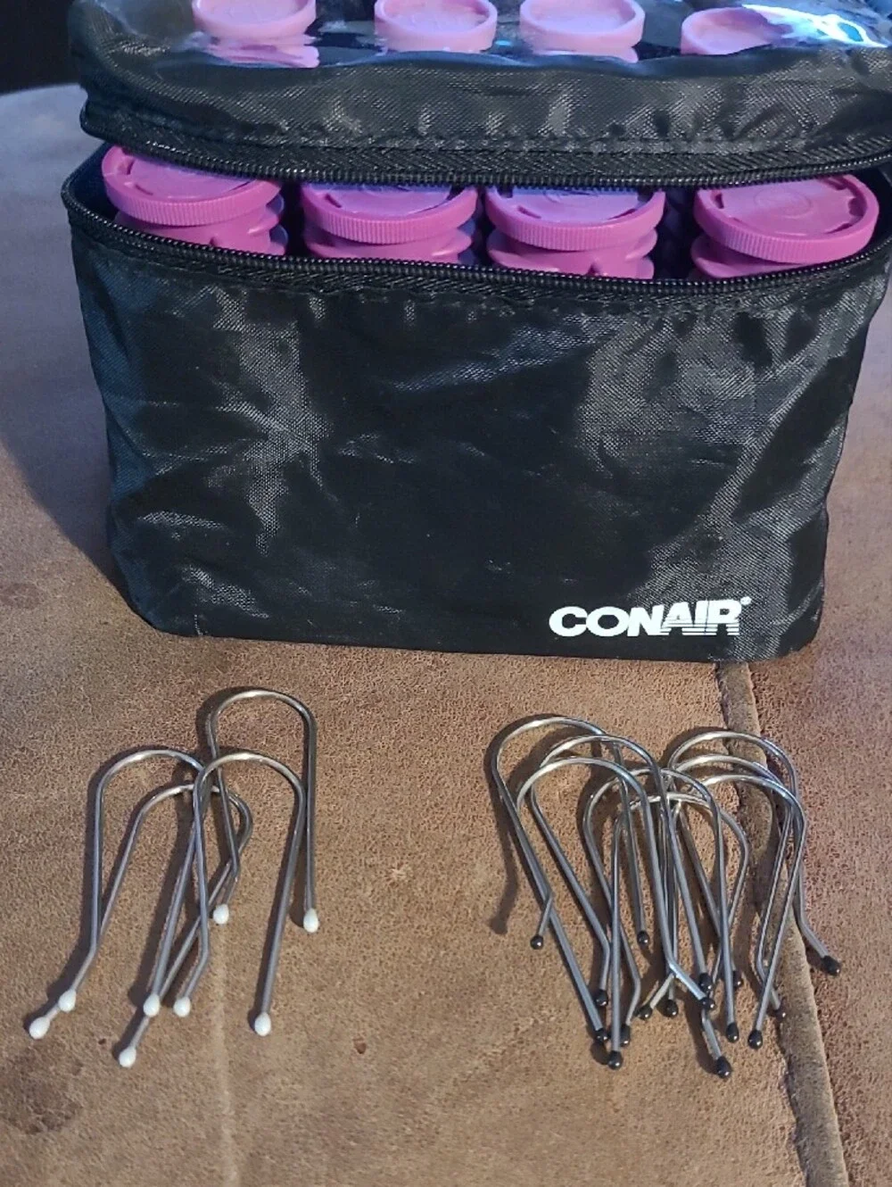 Pink Hair Rollers Set - Women's Styling Kit